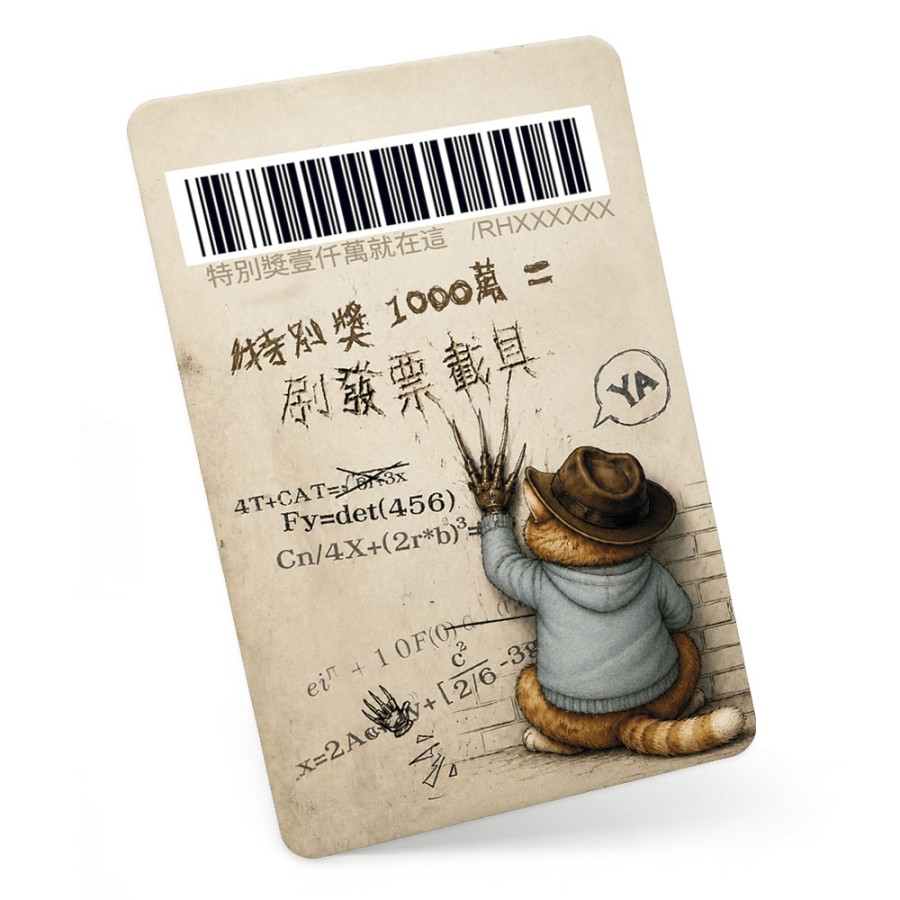 致敬經典系列：萌貓迪哥算式篇