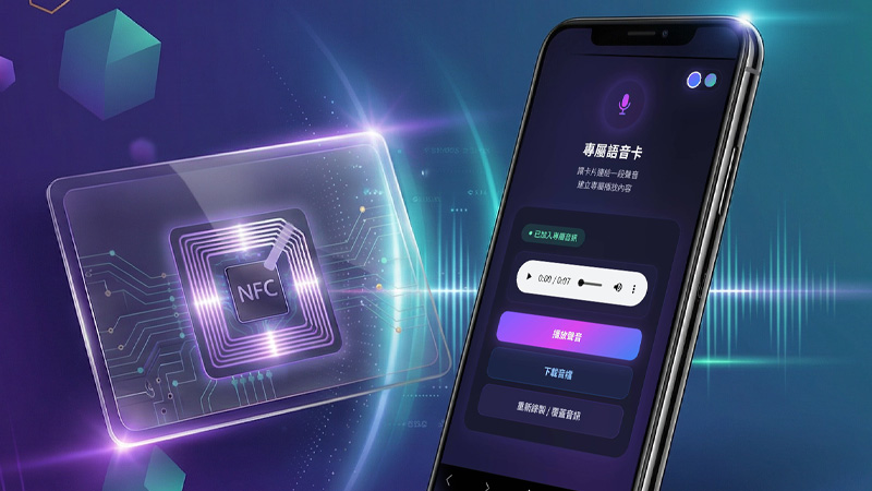 百寵事務所獨家聲音卡系統上線｜升級 NFC 感應功能，即可擁有專屬語音網址