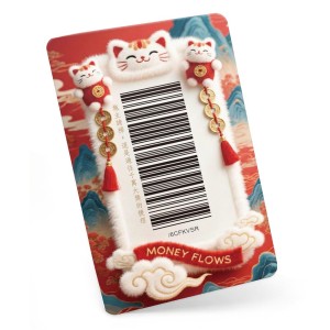 發票載具卡-好運喵喵