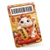 發票載具卡－金色招財貓