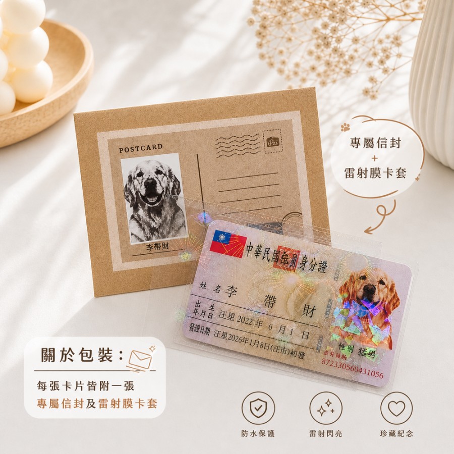 寵物台味國民證-PVC卡片版